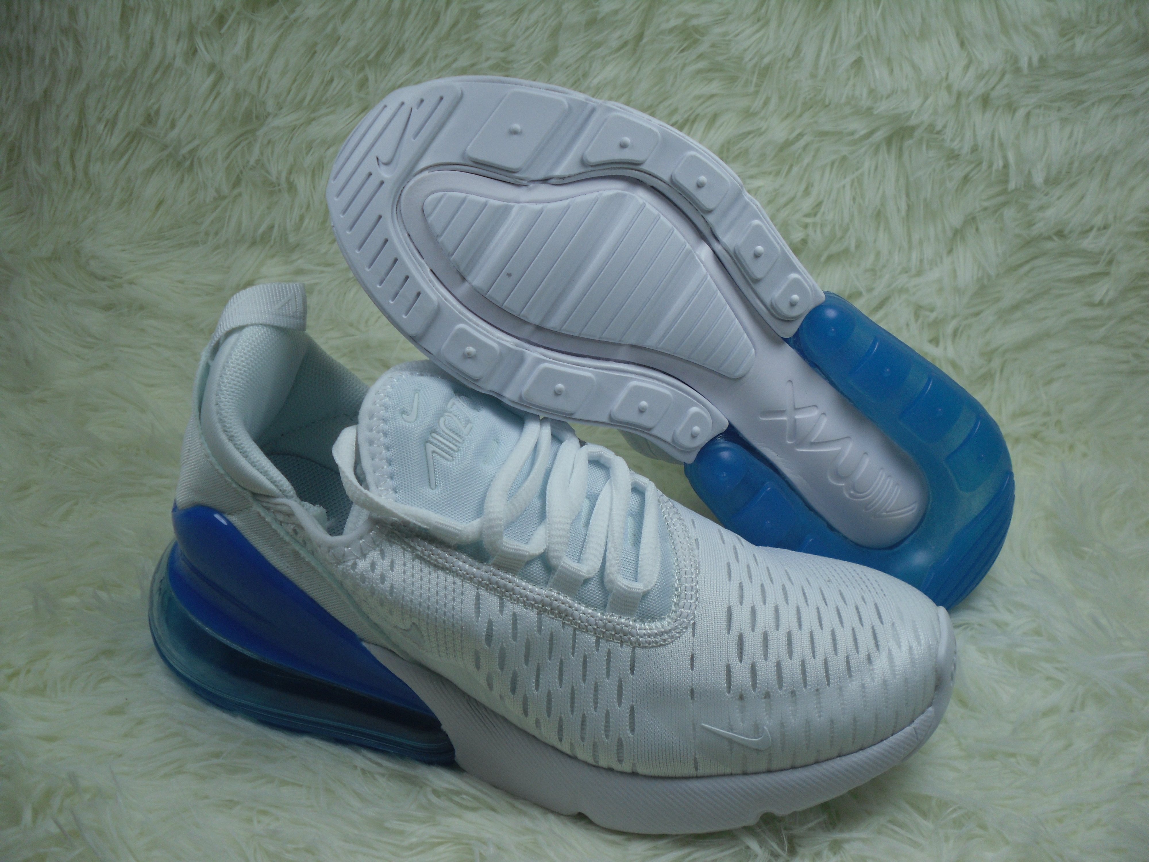 Nike Air Max 270 White Blue Shoes